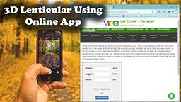3d lenticular using online app