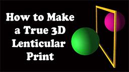 true 3d lenticular